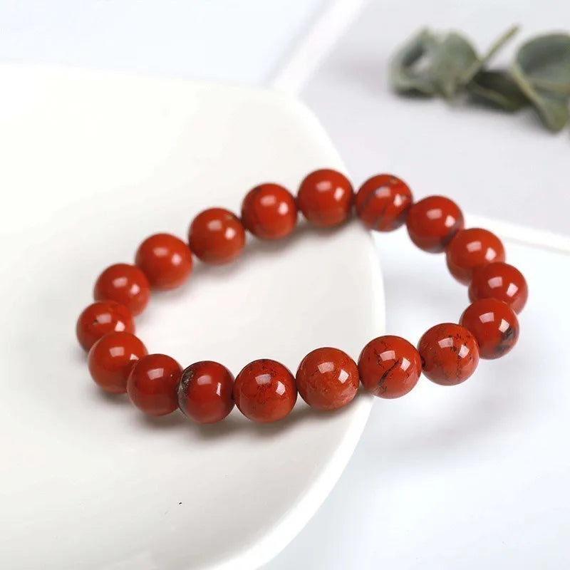 Natural Red Jasper Bracelet