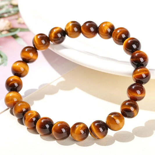 Natural Yellow Tiger Eye Bracelet