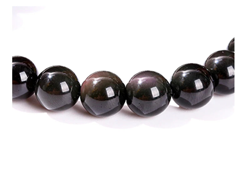 Natural Black Obsidian Bracelet