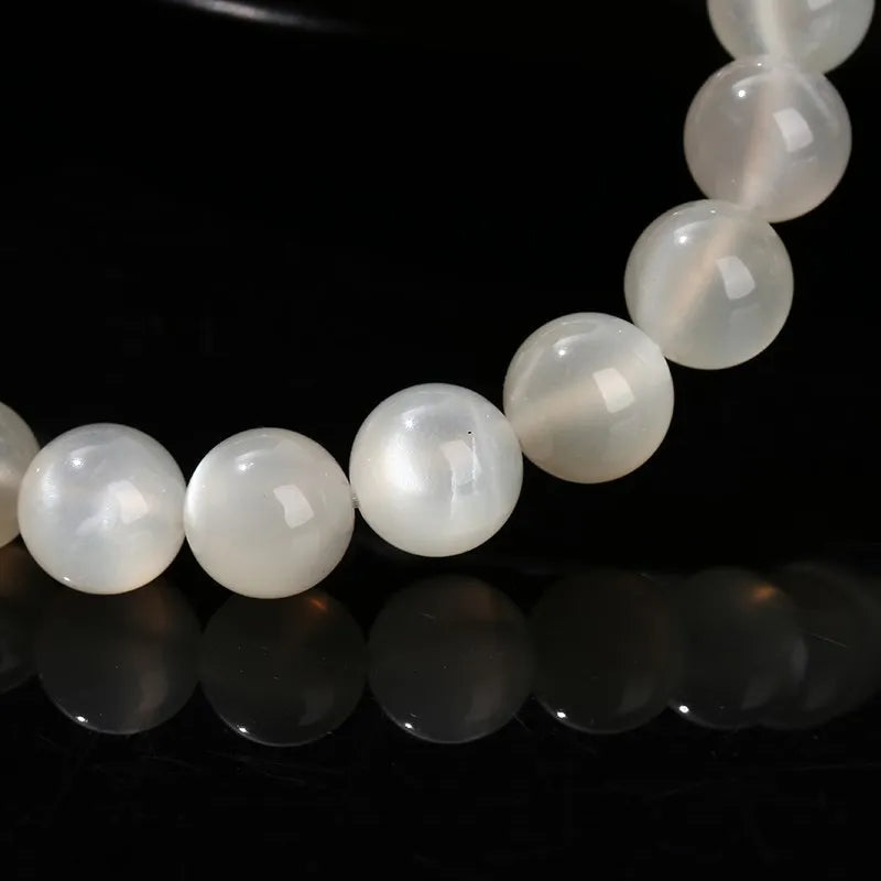 Natural White Moonstone Bracelet