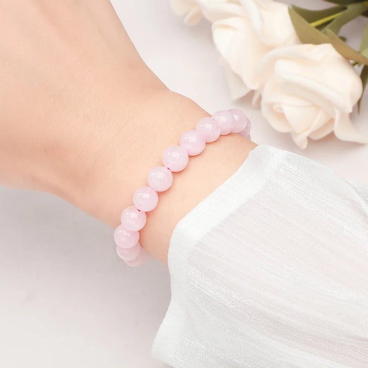 Natural Pink Rose Quartz Bracelet